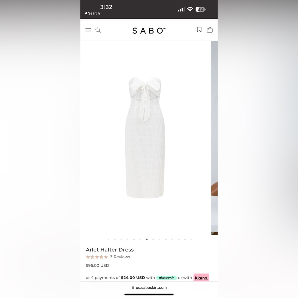 Sabo Skirt Arlet Halter Dress